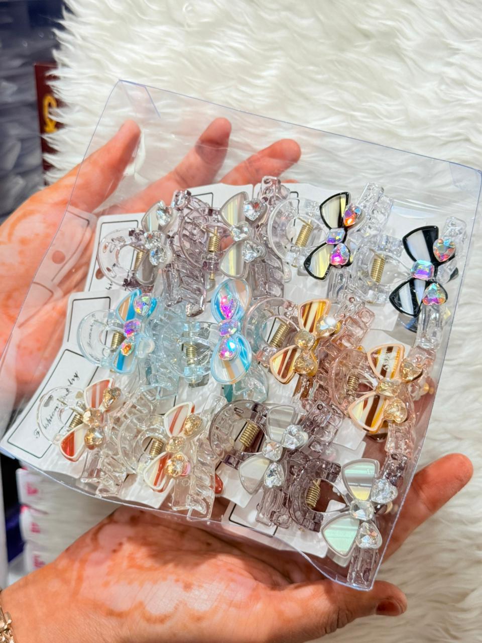 Premium Quality Korean Hair Clutch-12Pc Set