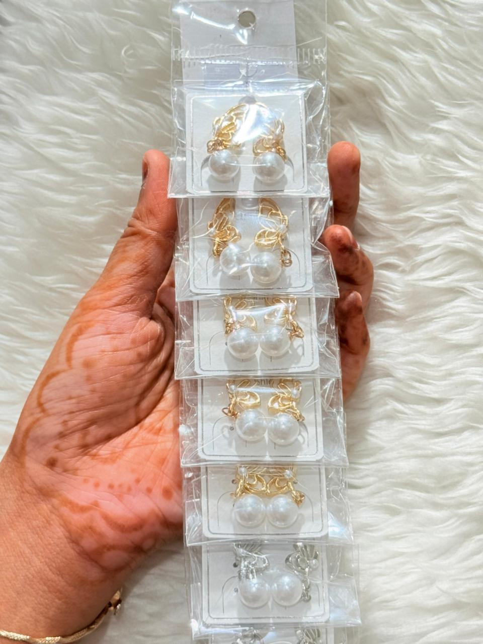Pearls Studs  - 10Pc Pack