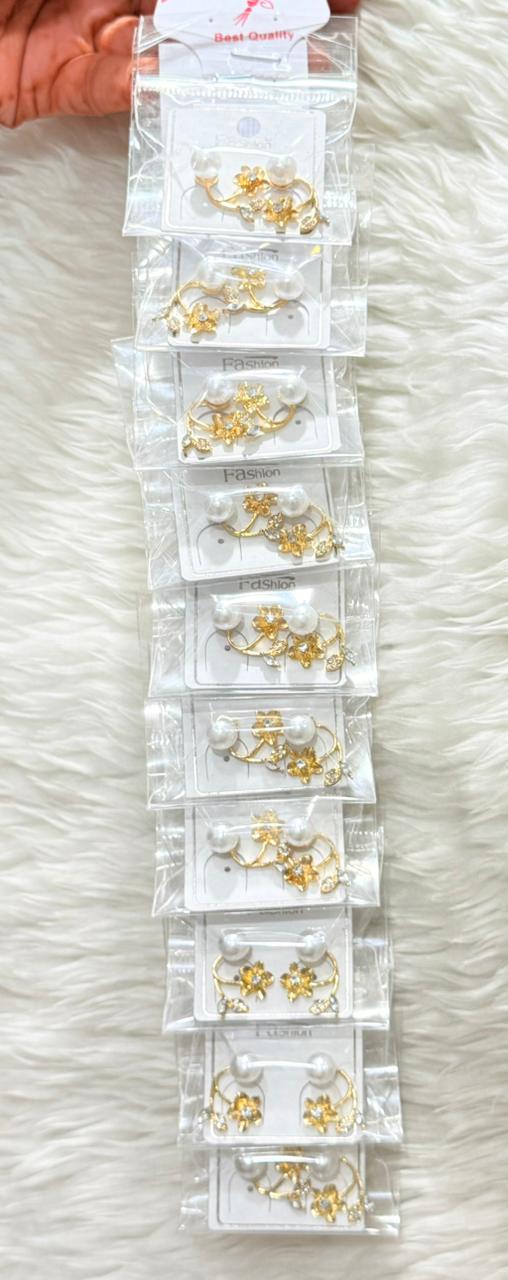 Pearl Stylish Earrings-10Pc