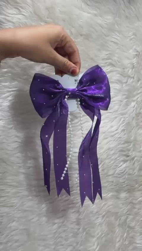 Fancy Hair Bows - 12 Pc Set