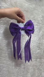 Fancy Hair Bows - 12 Pc Set